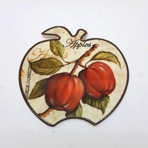 Dec Par de Cer p/ cozinha 20x20cm - Des ma?a - colorido